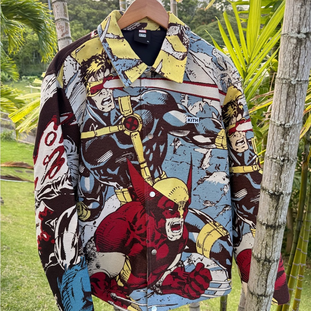 Kith x Marvel Coaches Jacket